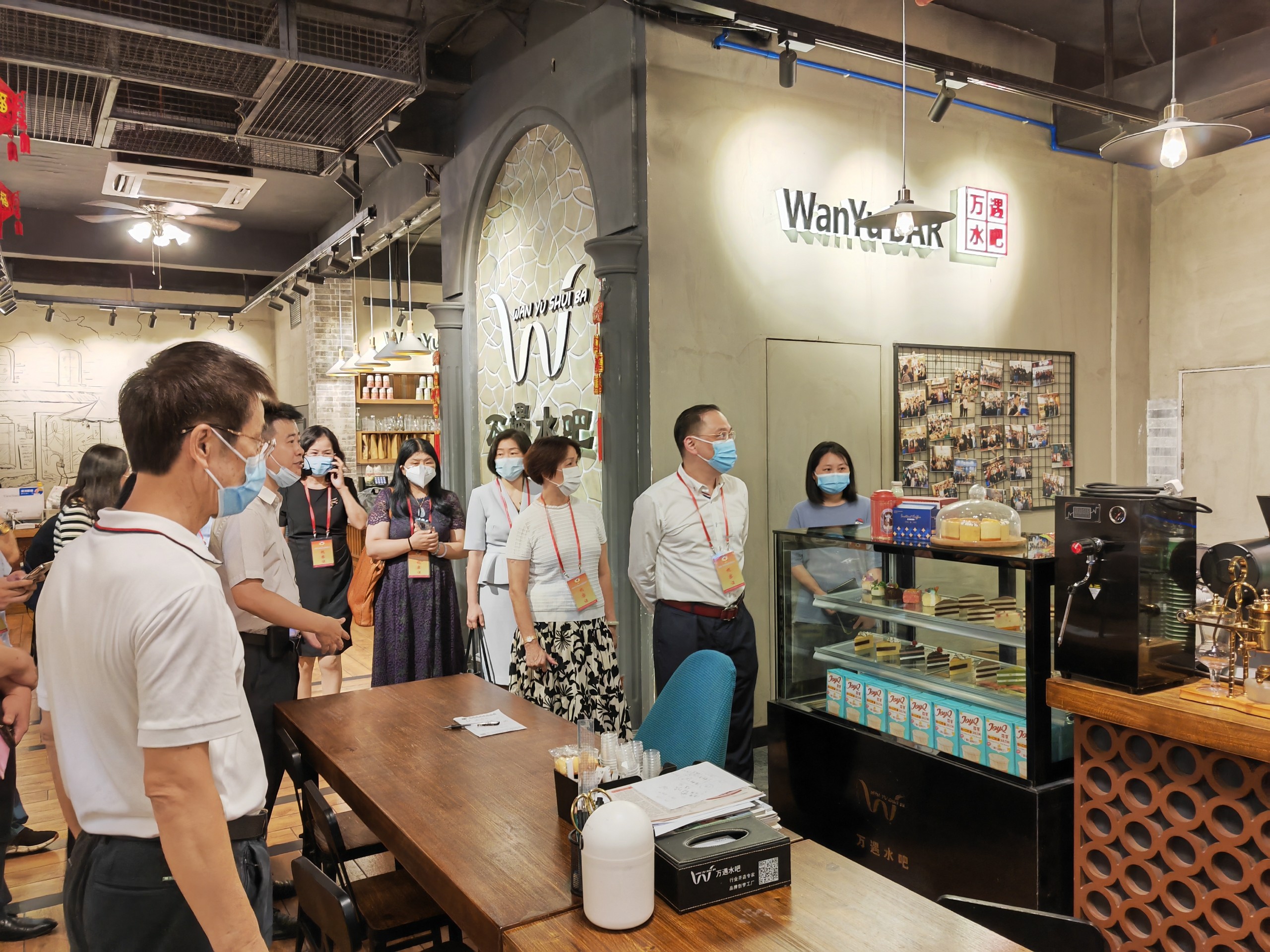 白云區政協袁東華主席一行到松洲街道調研“食材之都”轉型升級工作